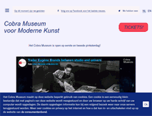 Tablet Screenshot of cobra-museum.nl